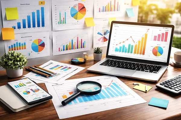 Marketing lift chart